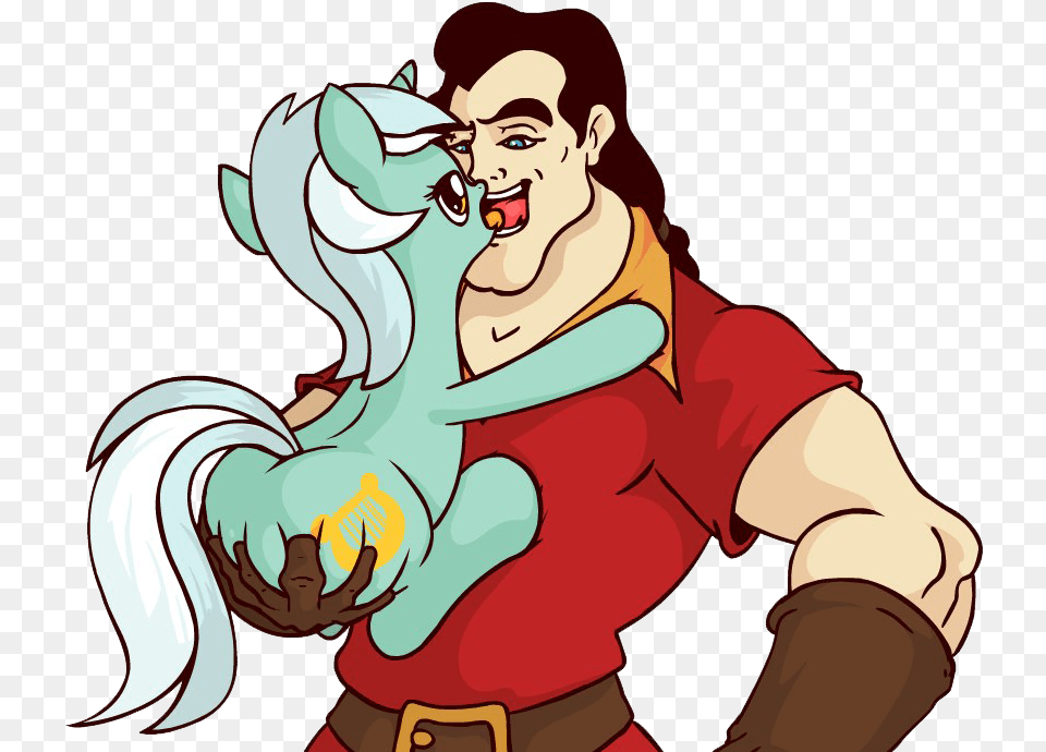 Gaston Pic Belle And Gaston Kiss, Person, Face, Head, Book Free Png