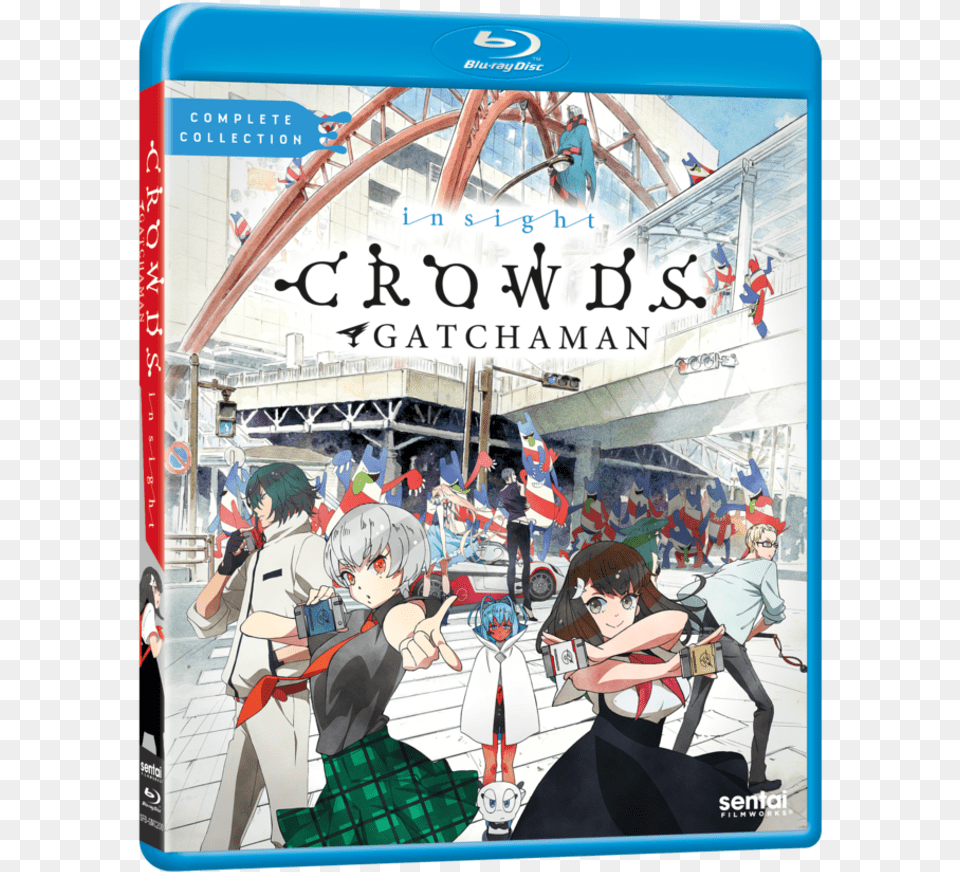 Gatchaman Crowds Cover, Book, Publication, Comics, Adult Free Png Download