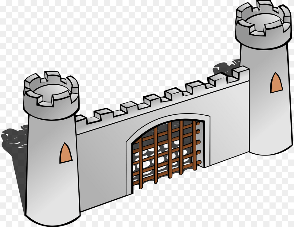 Gate Clipart, Arch, Architecture, Building, Castle Free Png Download