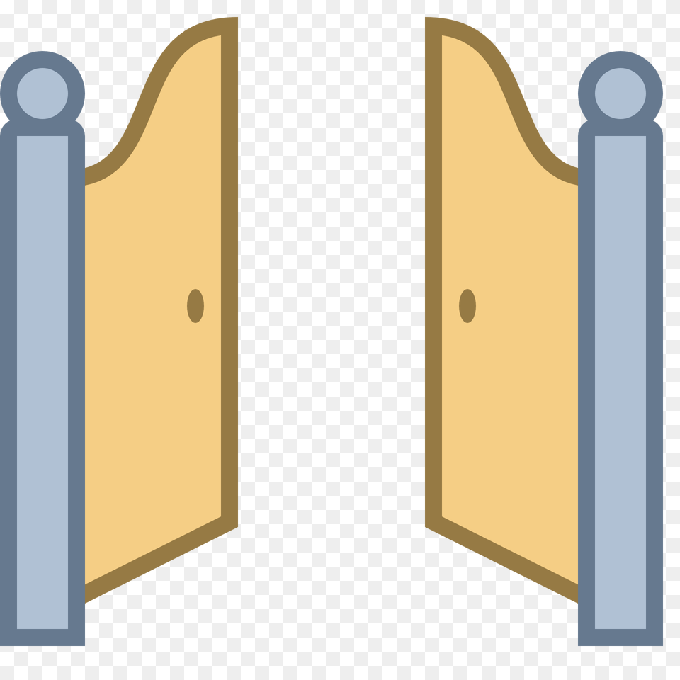 Gate Clipart, Door, Wood Free Png