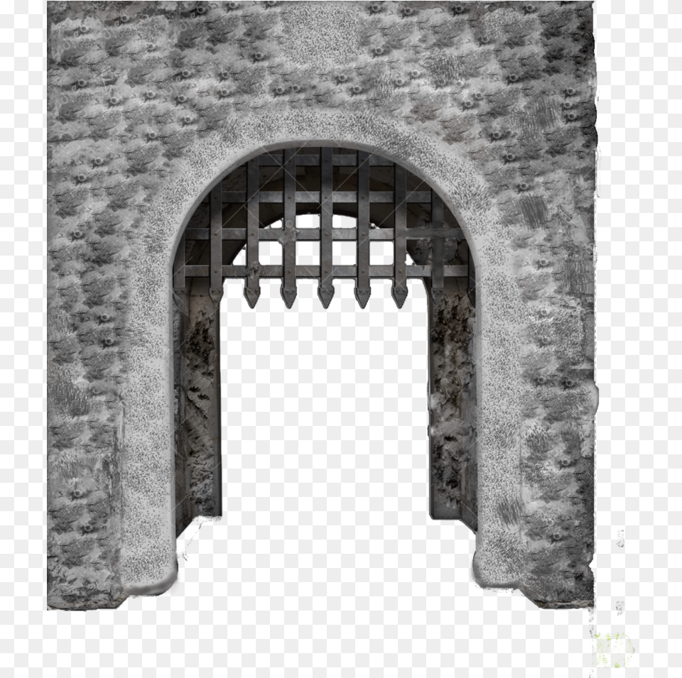 Gate Clipart Castle Gate Gate Castle Gate Transparent Castle Gate, Arch, Architecture, Dungeon, Building Png Image