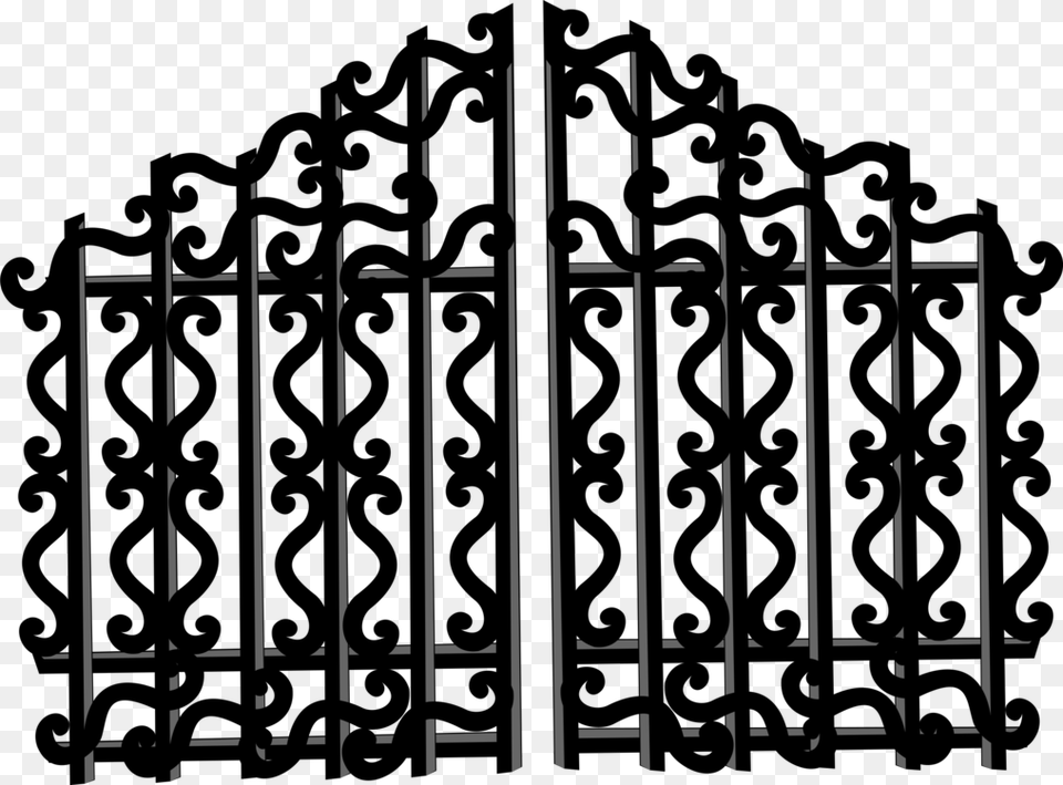 Gate Fence Download Drawing Iron Free Transparent Png