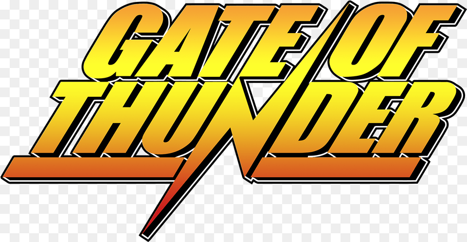 Gate Of Thunder Details Launchbox Games Database Gate Of Thunder Logo, Dynamite, Weapon, Text Free Transparent Png