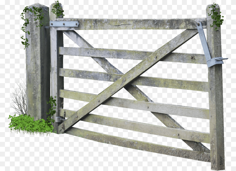 Gate Old Wood Farm Gate, Architecture, Building, House, Housing Free Png Download