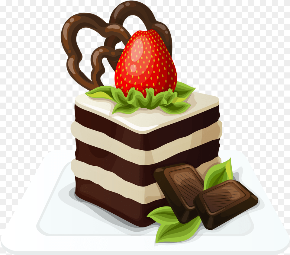 Gateauxtubes Dessert Clipart, Birthday Cake, Cake, Cream, Food Free Png Download