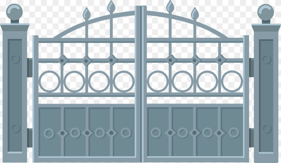 Gates Clipart, Gate, Fence Png Image