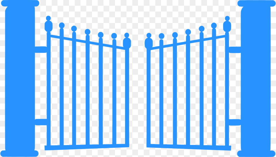 Gates Silhouette, Gate Free Transparent Png