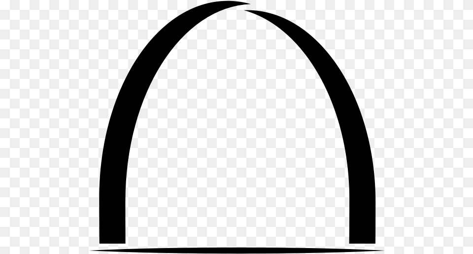 Gateway Arch Arch, Gray Free Png Download