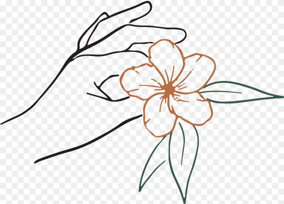 Gathering Hands, Pattern, Flower, Plant, Art Png Image