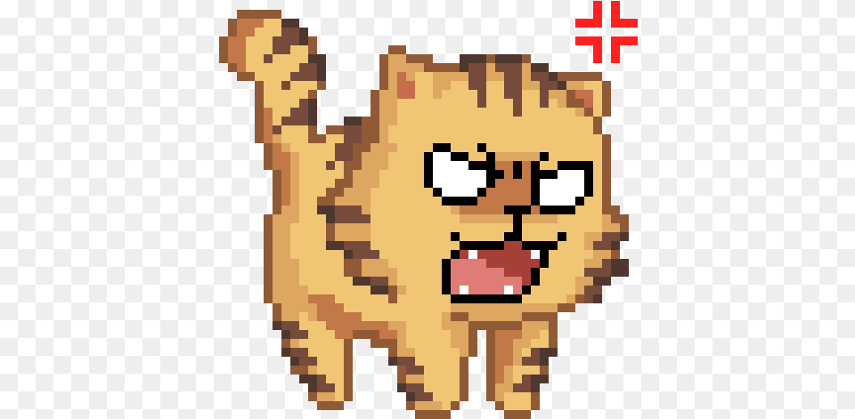 Gato Pixel Art Gif, Person, Qr Code, Animal, Canine Free Png