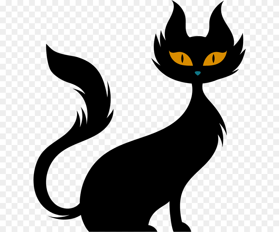 Gato Preto Halloween Desenho, Animal, Cat, Mammal, Pet Free Transparent Png