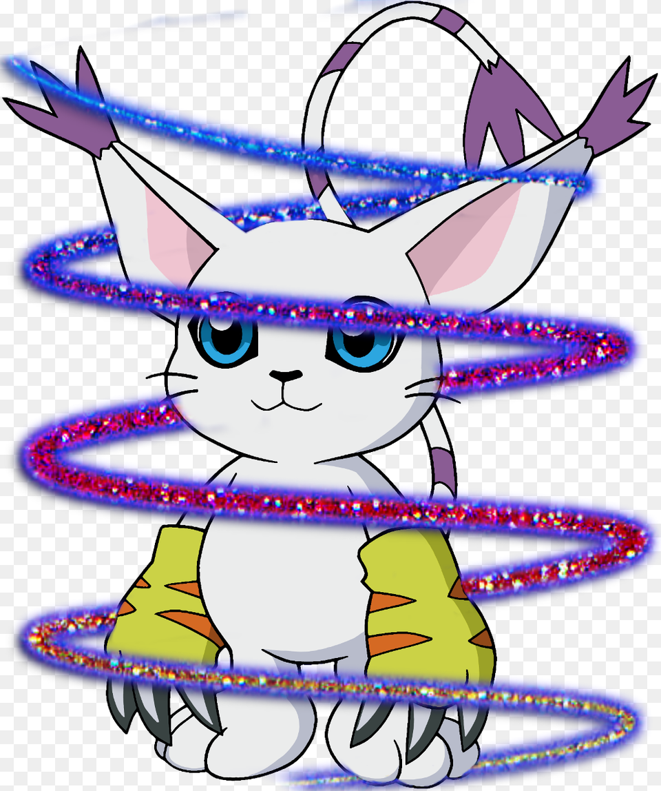 Gatomon Digimon Imagenes De Digimon, Hoop, Baby, Person, Purple Png Image