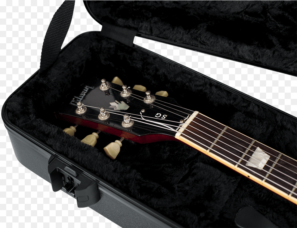 Gator Cases Tsa Ata Molded Gibson Guitar Case Gator Flight Pro Tsa Series Ata Molded Gibson Sg Guitar, Musical Instrument Free Transparent Png