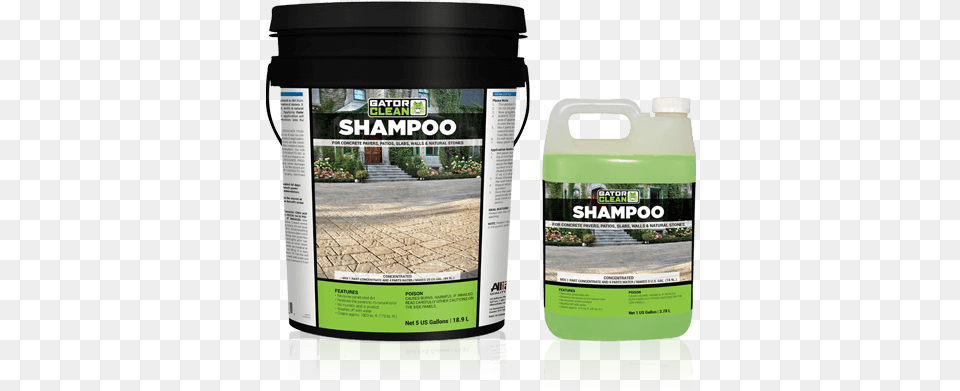 Gator Clean Shampoo Removes Ground In Dirt From The Alliance Gator Clean Efflorescence Cleaner 5 Gallon, Bottle Free Png