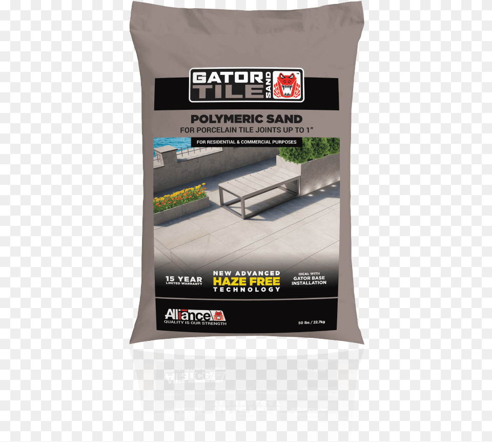 Gator Tile Sand Gator Maxx Polymeric Sand, Advertisement, Poster, Bench, Furniture Free Transparent Png