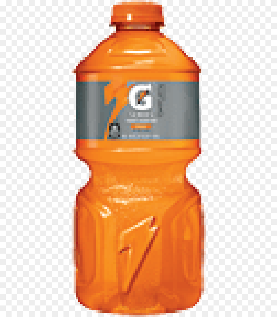 Gatorade 64 Oz Thirst Quencher Sports Gatorade Orange 64 Oz, Beverage, Juice, Bottle, Person Free Transparent Png