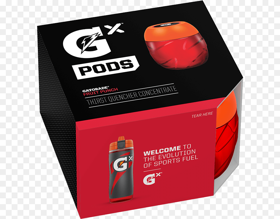 Gatorade Gx Pods Flavors, Bottle, Can, Tin Free Png Download