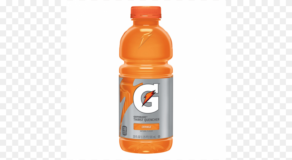 Gatorade Orange 20 Oz, Beverage, Juice, Bottle, Shaker Png