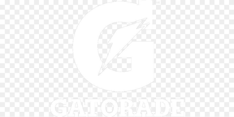 Gatorade Symbol Gatorade Logo White, Text, Stencil Png