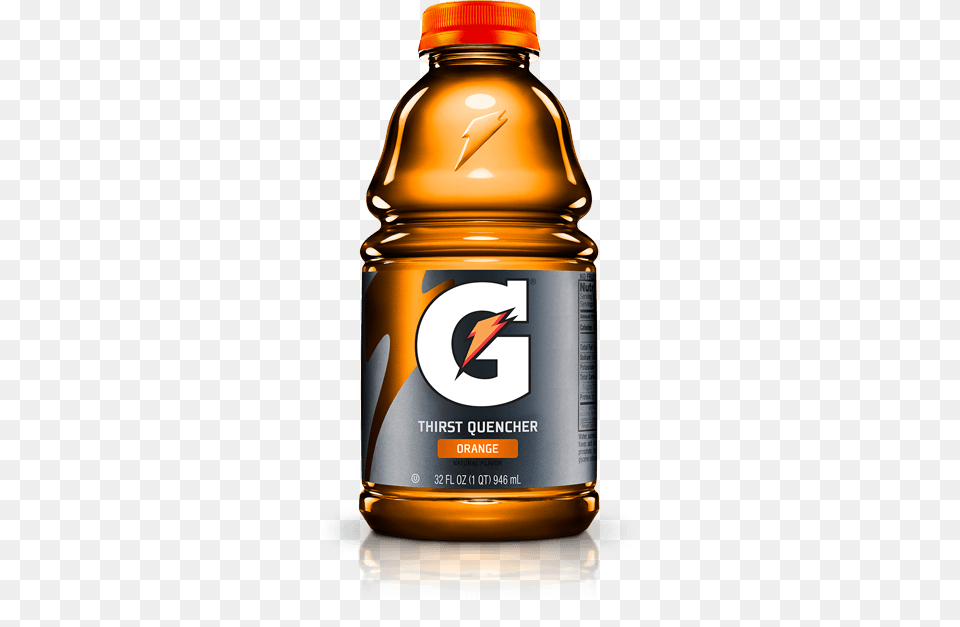Gatorade Thirst Quencher Orange Count Oz, Bottle, Shaker, Cooking Oil, Food Png Image
