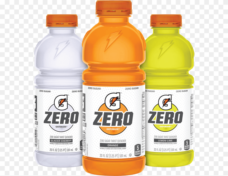Gatorade Zero Glacier Cherry, Bottle, Beverage, Shaker Free Png Download