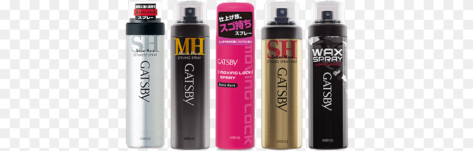 Gatsby Hair Wax Spray, Bottle, Shaker, Tin, Can Free Transparent Png