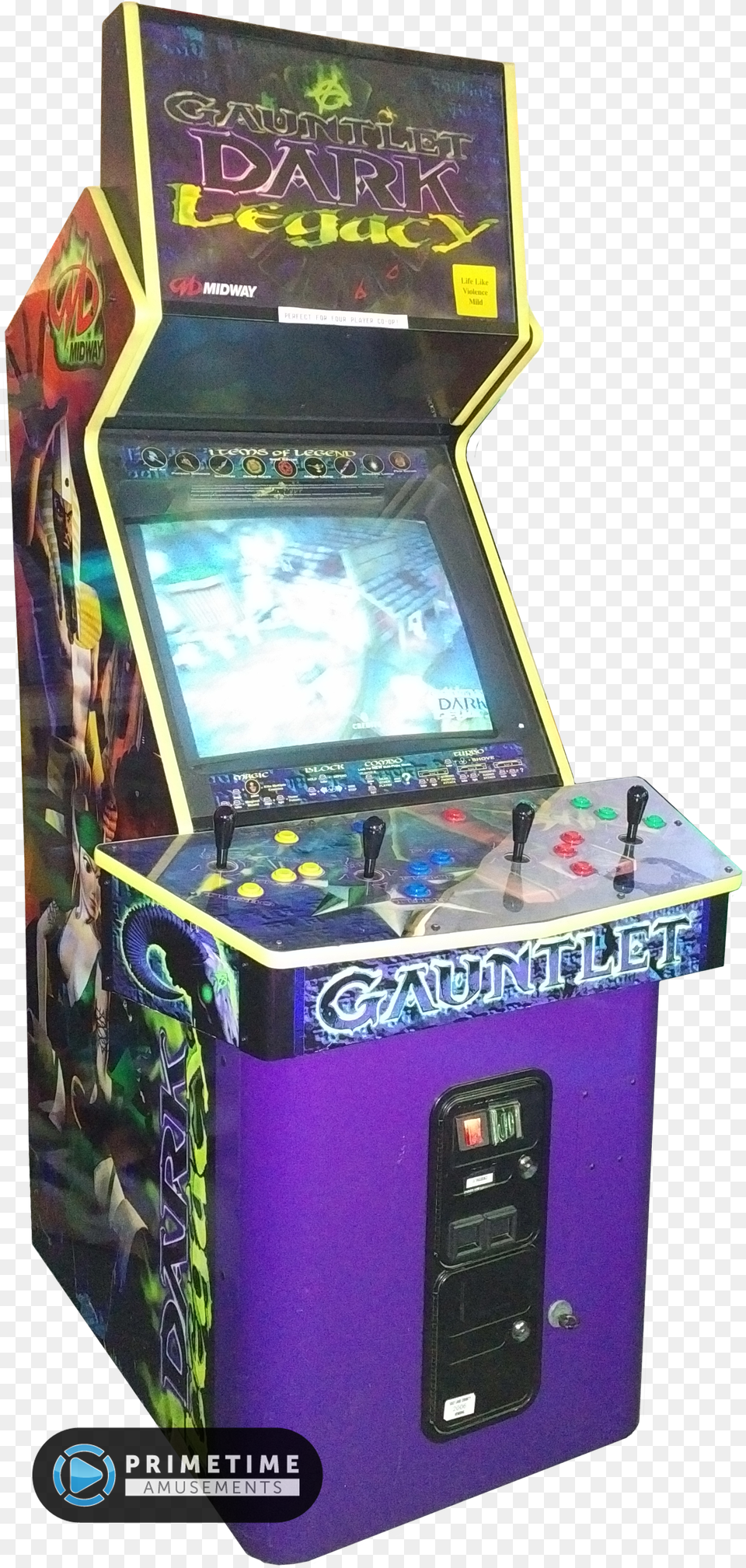 Gauntletdarklegacypta Gauntlet Dark Legacy Arcade Machine Png Image