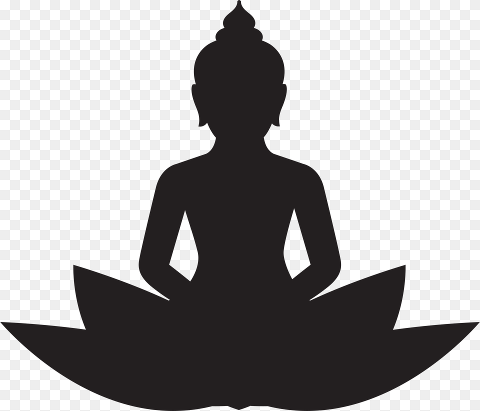 Gautam Buddha, Art, Silhouette, Person Free Transparent Png