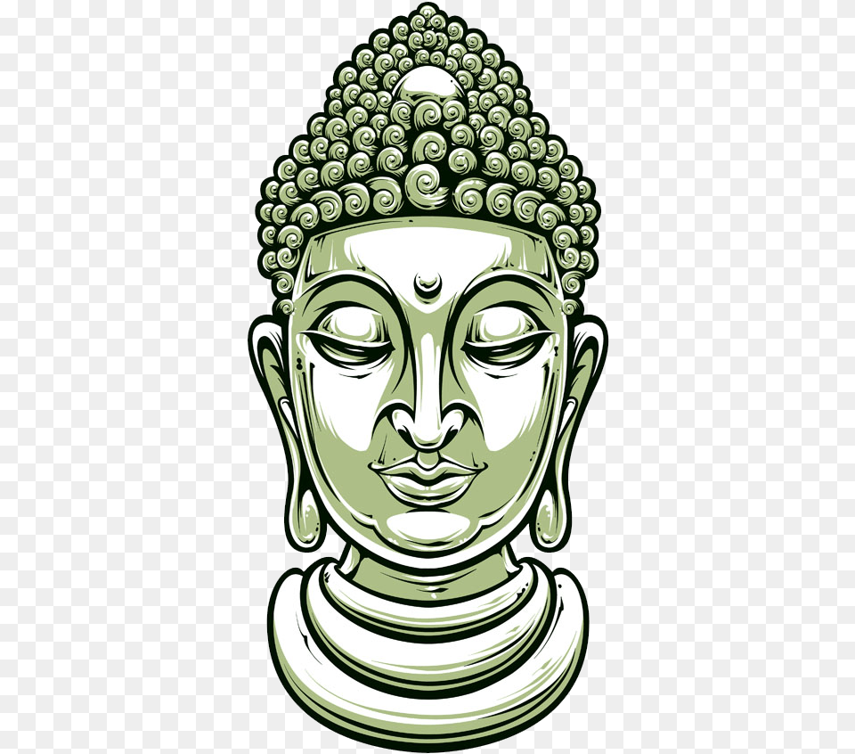 Gautama Buddha Creator In Buddhism Illustration Tattoo Buddha Vector, Art, Prayer, Face, Head Free Png Download