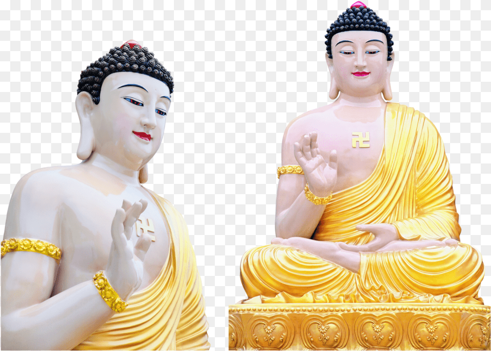 Gautama Buddha Di Da Phat Quan The Am Bo Tat, Adult, Art, Female, Person Png