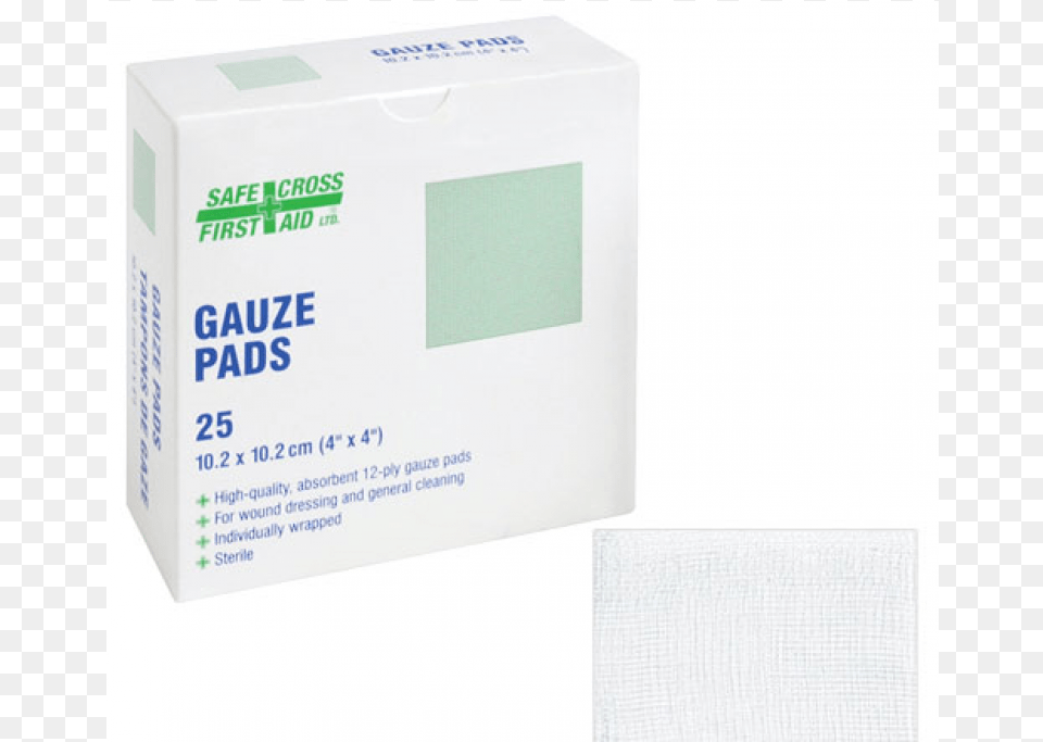 Gauze 4quot X 4quot Safecross Sterile Gauze Pads Quantity, First Aid, Bandage Free Png