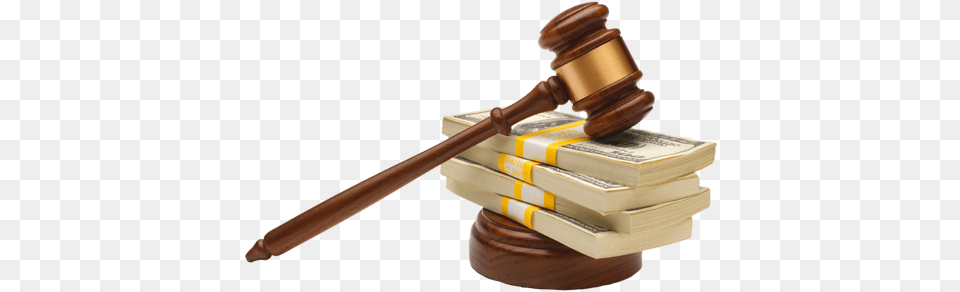 Gavel And Money Right Of Trial By Jury Shall, Device, Hammer, Tool, Mace Club Free Png
