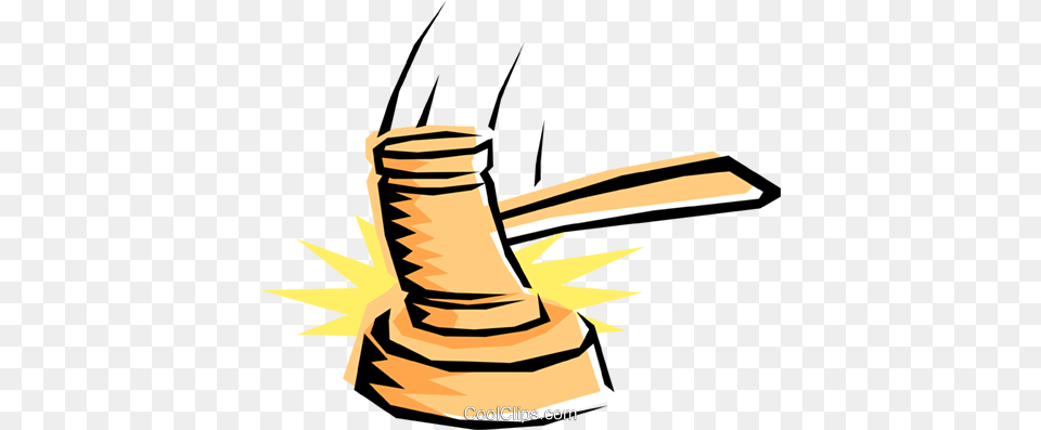 Gavel Royalty Free Vector Clip Art Illustration Png Image