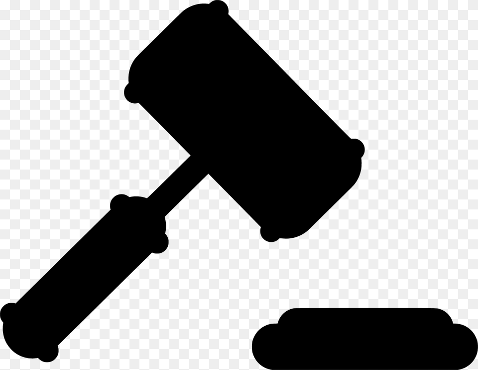 Gavel Silhouette, Device, Hammer, Tool, Mallet Free Png