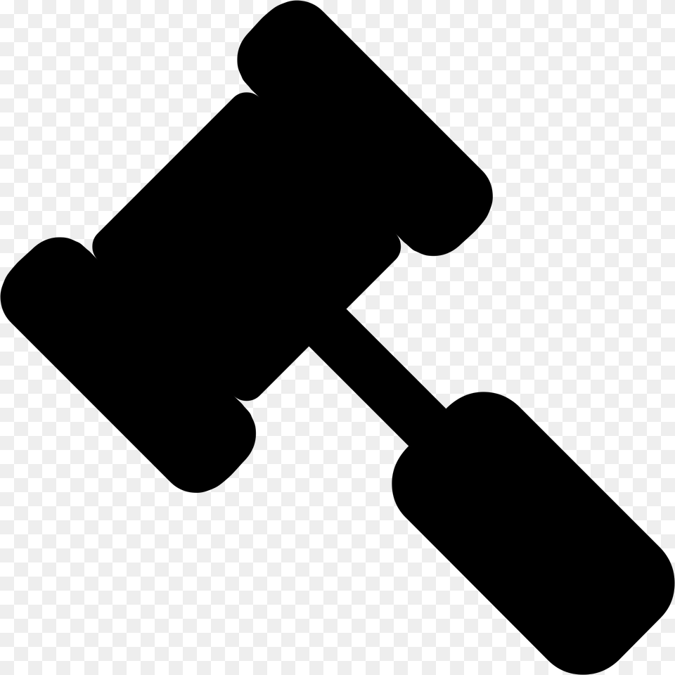 Gavel Svg Law Tax Font Awesome Icon, Gray Free Transparent Png