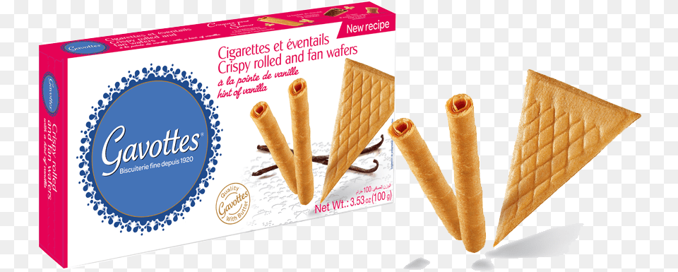 Gavottes Crispy Rolled And Fan Wafers, Bread, Food, Cracker, Dessert Free Transparent Png