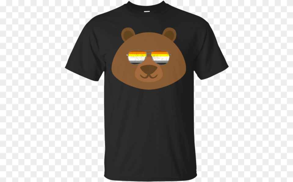 Gay Bear Sunglasses Gay Pride T Shirt Shirt, Clothing, T-shirt, Accessories, Glasses Png Image