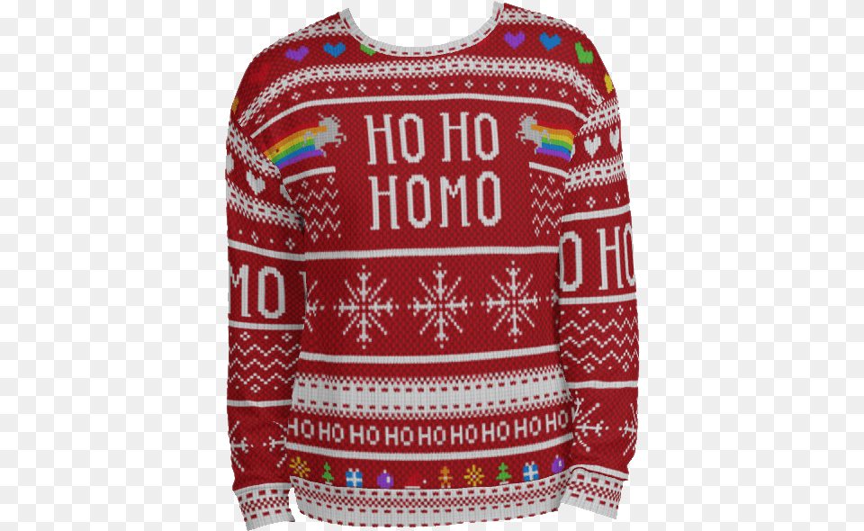 Gay Christmas Jumper, Clothing, Knitwear, Sweater Free Png Download
