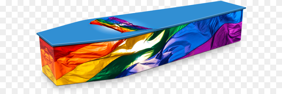 Gay Flag Coffin, Aluminium Free Png Download