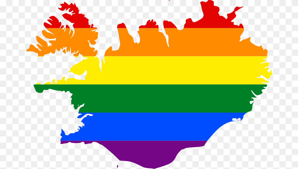 Gay Flag Iceland Flag Map, Art, Graphics, Person, Modern Art Png Image