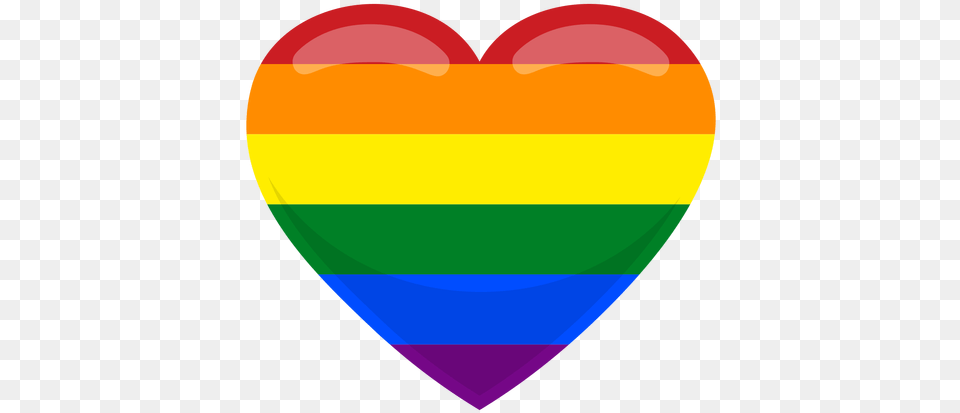 Gay Heart Flag Rainbow Heart Emoji Discord, Balloon Png