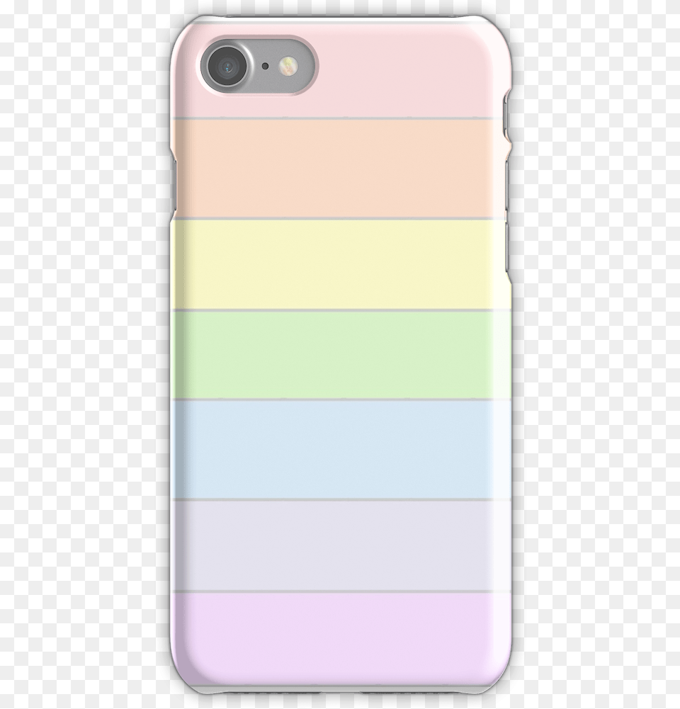 Gay Pastel Rainbow Flag Iphone 7 Snap Case Mobile Phone, Electronics, Mobile Phone Png Image