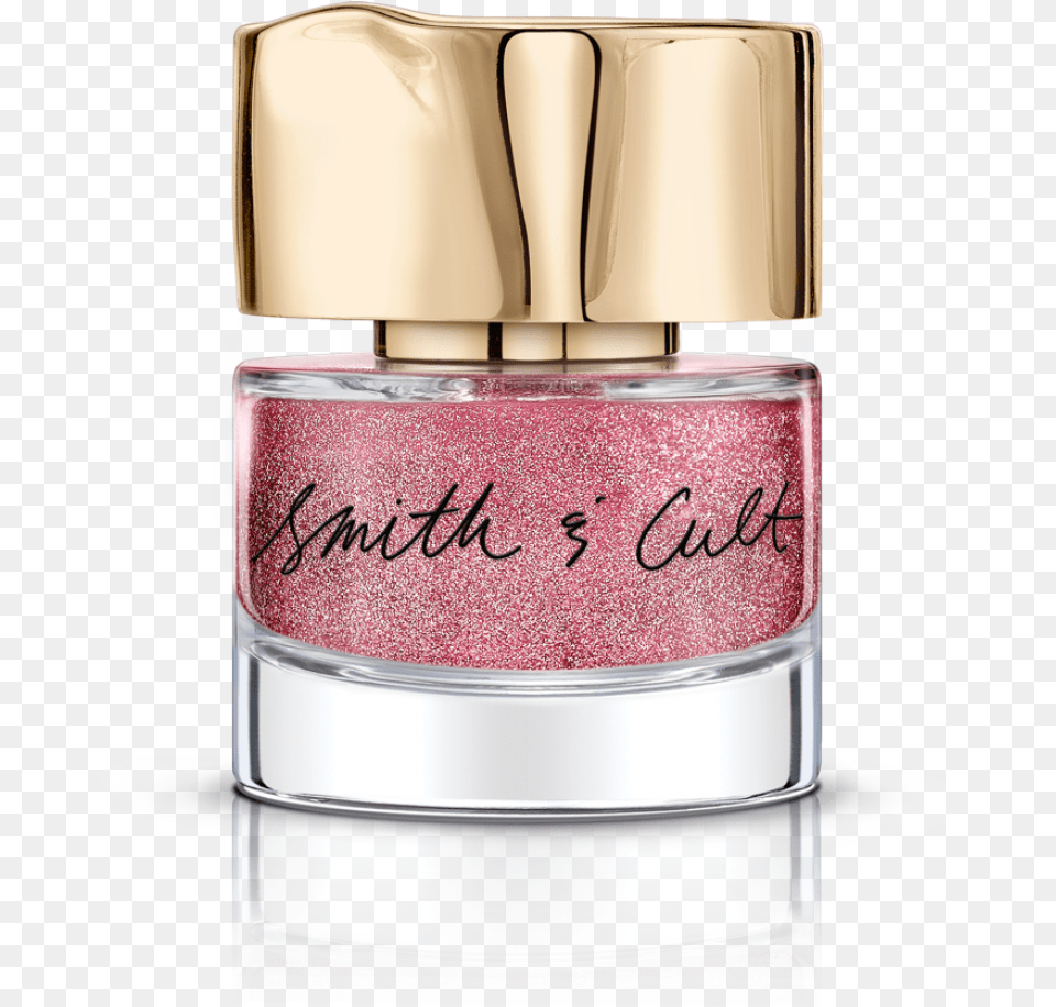 Gay Ponies Dancing In The Snow Nail Lacquer Smith And Cult Gold Glitter, Cosmetics, Bottle, Lipstick, Perfume Free Transparent Png