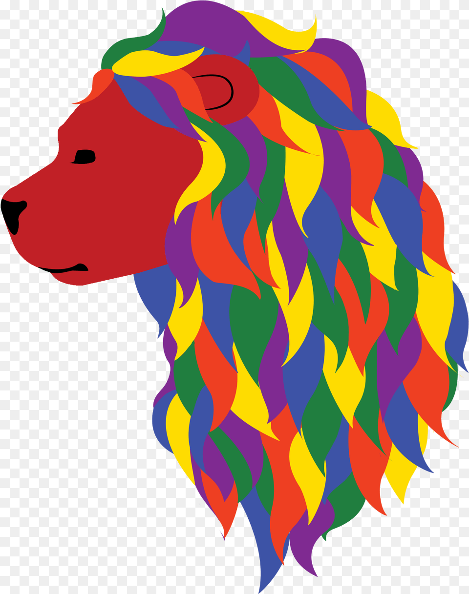 Gay Pride Lion Pride Clipart, Art, Graphics, Modern Art, Face Free Png