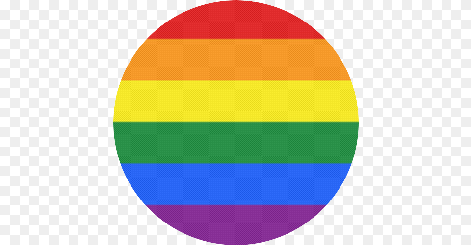 Gay Pride Rainbow Flag Stripes Round Mousepad Lgbt Flag Circle Transparent, Sphere, Disk Png