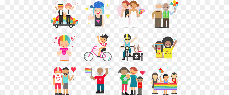 Gay Stickers For Whatsapp, Baby, Person, Adult, Wedding Free Transparent Png