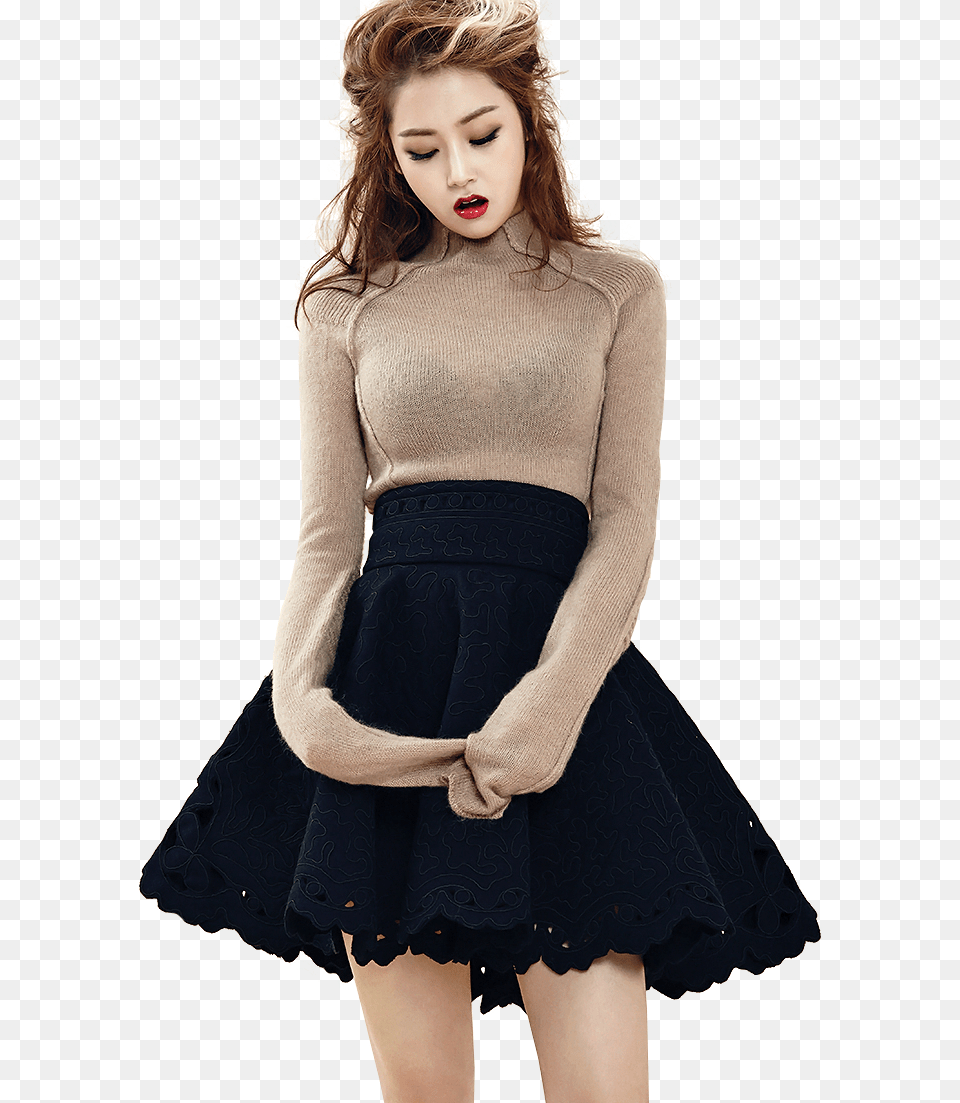Gayoon Render By Classicluv Gayoon 4minute Transparent, Clothing, Dress, Sleeve, Skirt Png