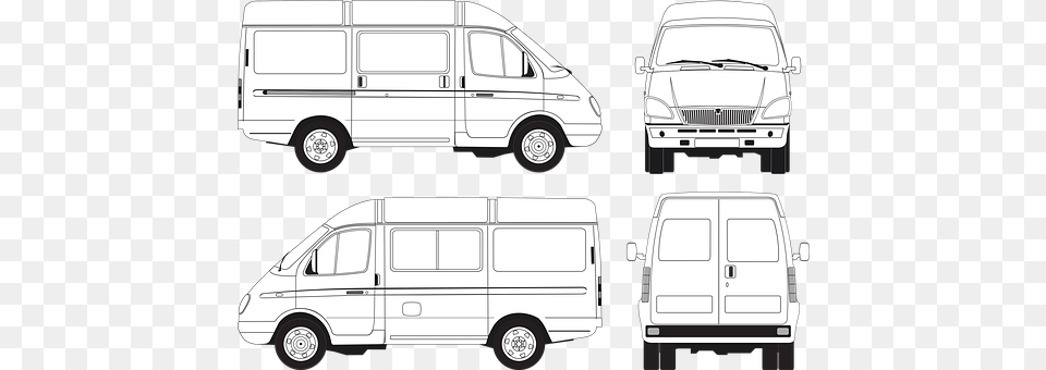 Gazelle Passenger Bus, Caravan, Minibus, Transportation Free Png Download