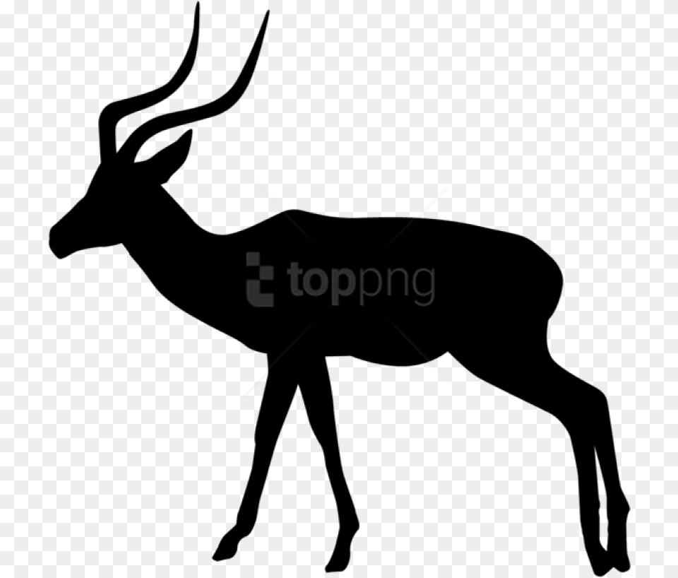 Gazelle Silhouette Images Impala Clipart, Lighting Png Image