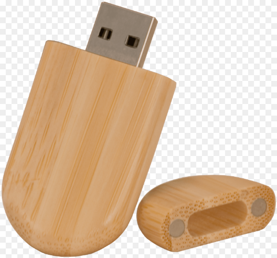 Gb Genuine Bamboo Rounded Usb Flash Drive, Wood, Computer Hardware, Electronics, Hardware Png Image